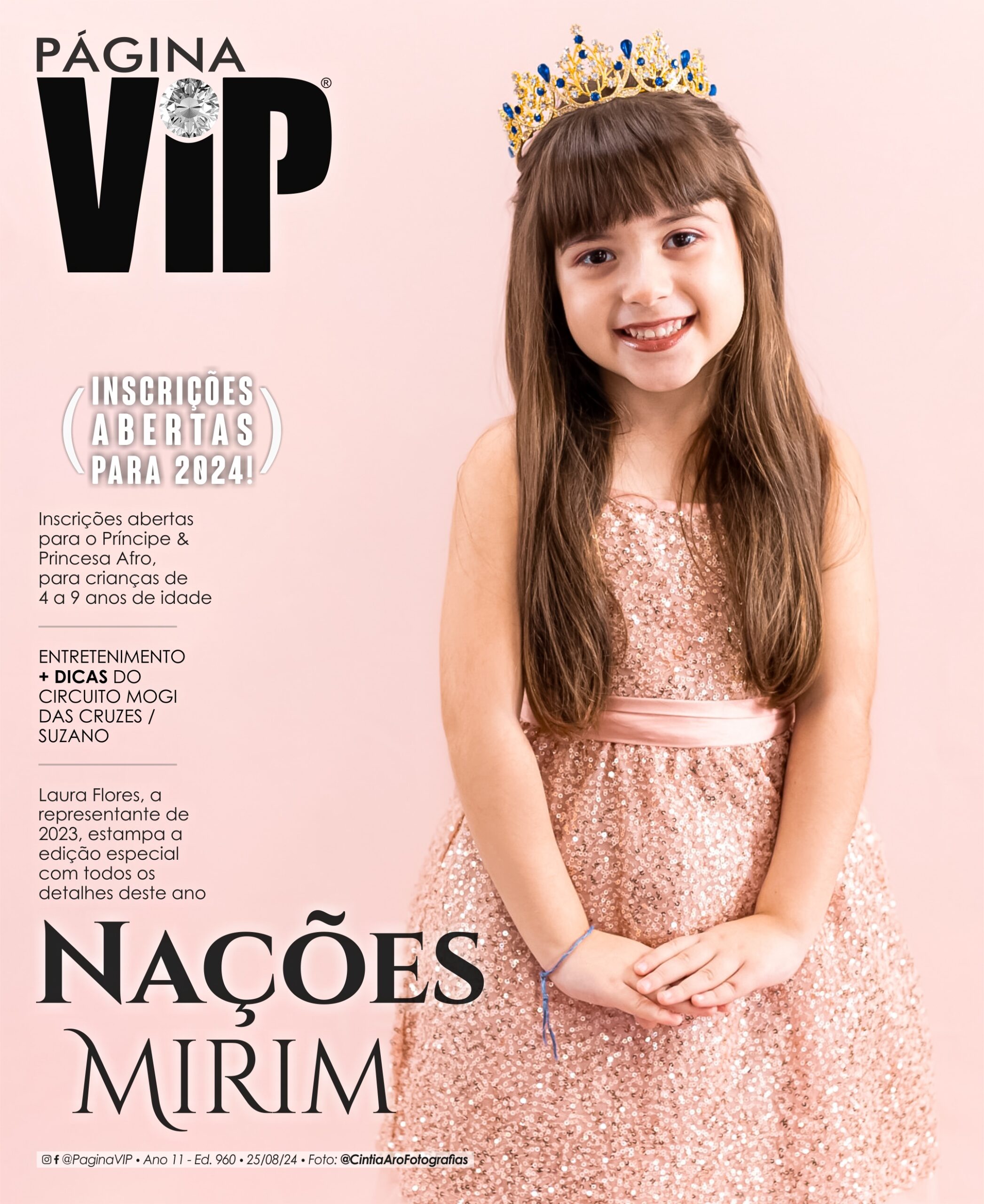 Edição #960 com a Miss Nações Mirim 2023 Laura Flores