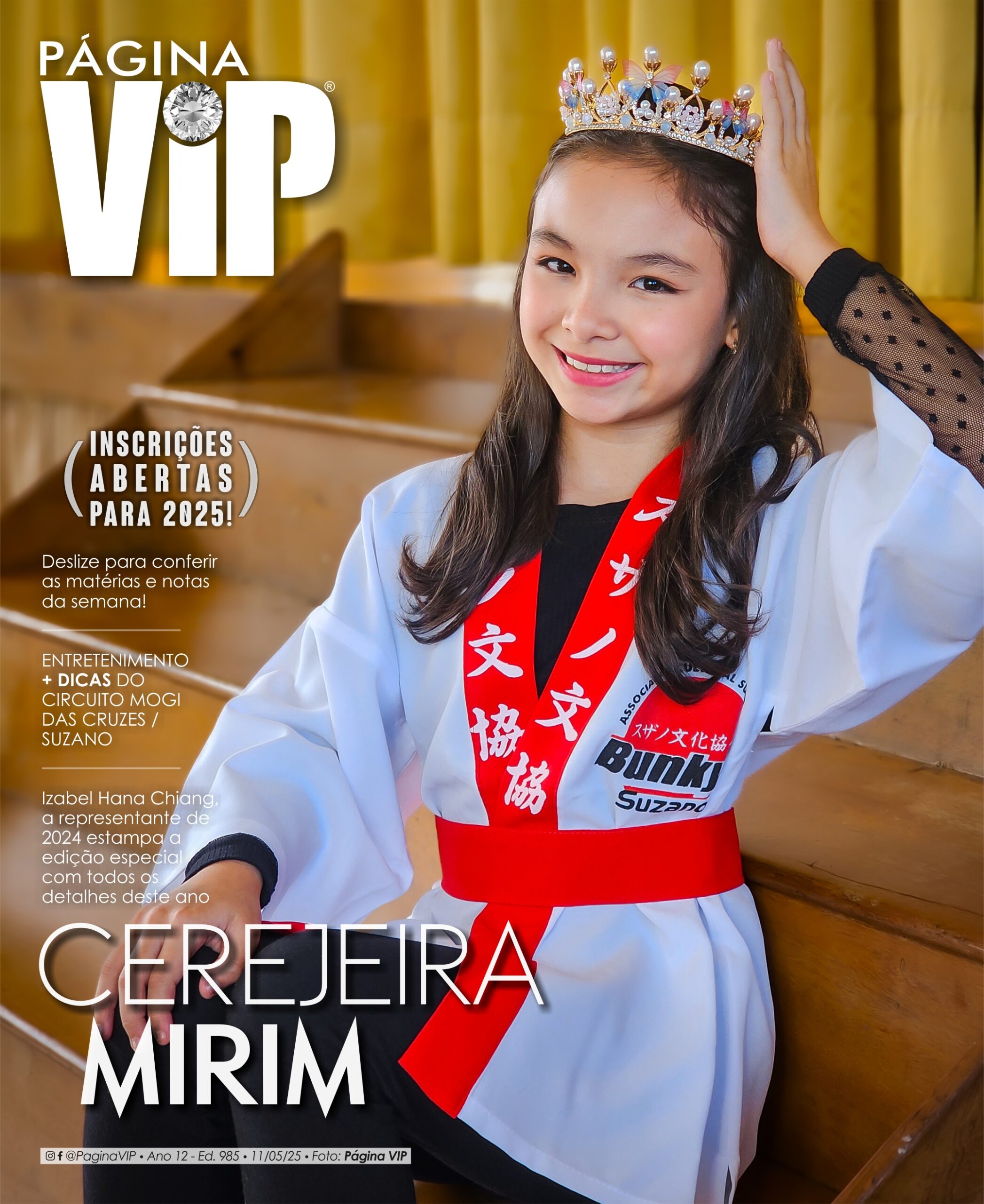 Edição semanal #985 sobre o concurso infantil Cerejeira Mirim